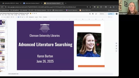 Thumbnail for Advanced Literature Searching  and Predatory Publishing June 2025