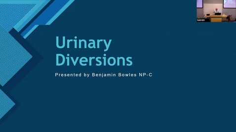 Thumbnail for Urinary Diversion - Benjamin Bowles, NP