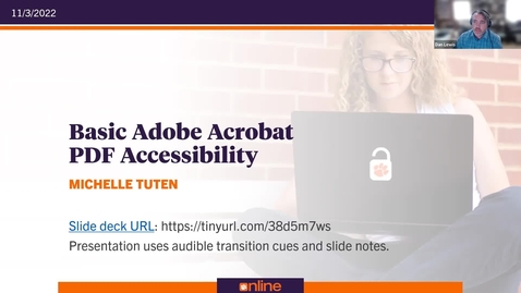 Thumbnail for 2022 | Basic Adobe Acrobat PDF Accessibility