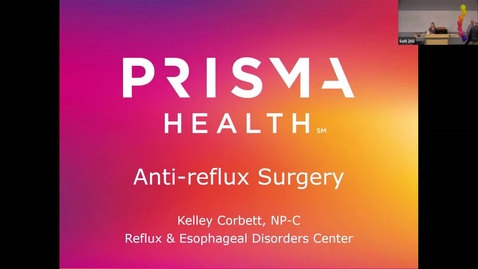 Thumbnail for Surgical options for hiatal hernias and reflux disorders - Kelly Corbett, NP