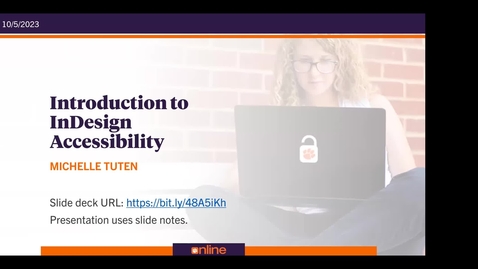 Thumbnail for 2023 | Introduction to InDesign Accessibility