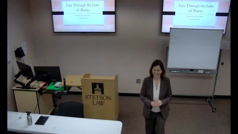 Thumbnail for Prof Adams - Lw Through the Lens-Poetry Sem