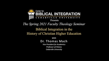 View thumbnail for Theology Seminar Session 12: History of Higher Education