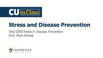 View thumbnail for Nursing – Roles in Disease Prevention