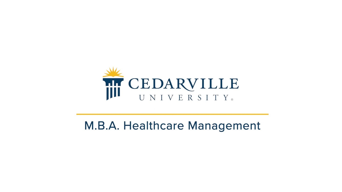 MBA Healthcare Management Cedarville University