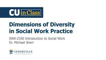 View thumbnail for Social Work – Introduction to Social Work