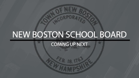 Thumbnail for New Boston School Board - November 19, 2025