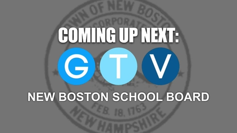 Thumbnail for entry New Boston School Board - August 30, 2023