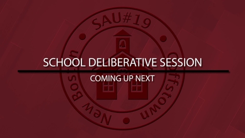 Thumbnail for Goffstown School Deliberative Session - February 2, 2026
