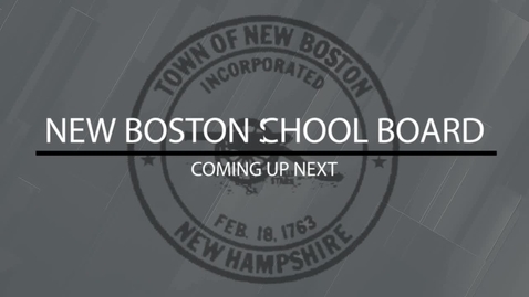 Thumbnail for New Boston School Board - November 5, 2025