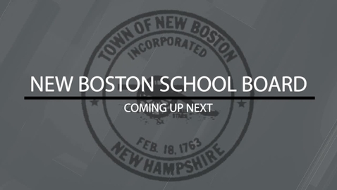 Thumbnail for New Boston School Board - May 13, 2026