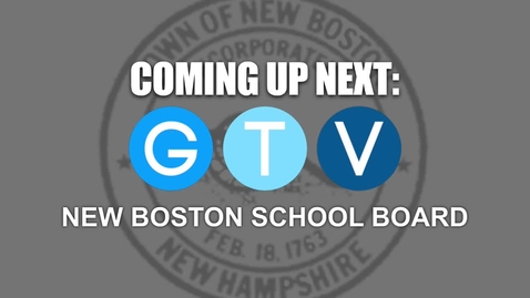 Thumbnail for entry New Boston School Board - May 8, 2024