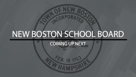 Thumbnail for New Boston School Board - August 27, 2025