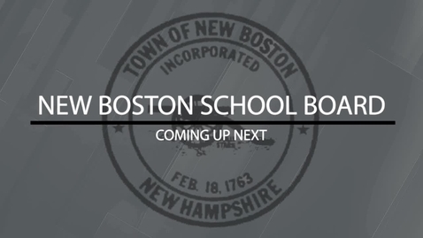 Thumbnail for New Boston School Board - December 3, 2025