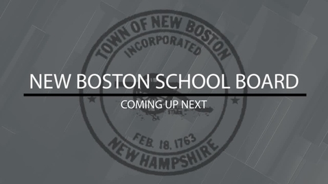 Thumbnail for New Boston School Board - October 15, 2025