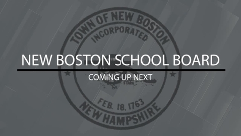 Thumbnail for New Boston School Board - April 8, 2026