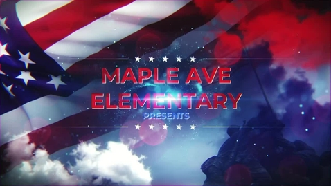 Thumbnail for entry Maple Ave Elementary Memorial Day Ceremony - May 26, 2023