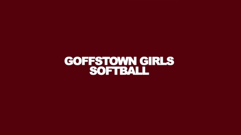 Thumbnail for Goffstown Softball vs John Stark 2016-04-22