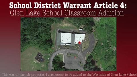 Thumbnail for School District Warrant Article 4 - 2020