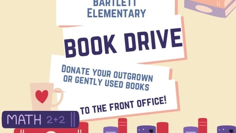 Thumbnail for Bartlett Book Drive