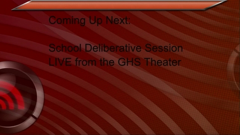 Thumbnail for Goffstown School Deliberative Session - February 1, 2020