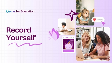 Thumbnail for Record Yourself in Canva