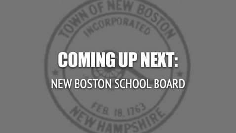 Thumbnail for New Boston School Deliberative Session - May 4, 2021