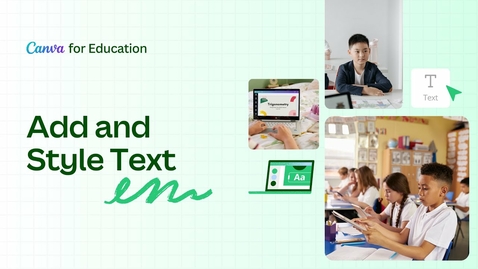 Thumbnail for Add and Style Text