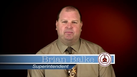 Thumbnail for entry Superintendent's Welcome Message