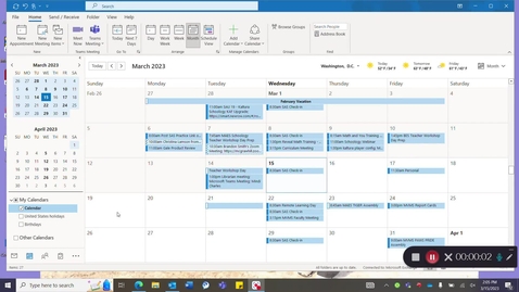 Thumbnail for Create Instant Meeting Using 'Meet Now' in the Outlook App