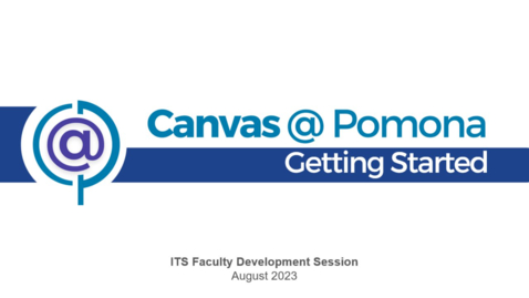Thumbnail for Getting Started with Canvas - August 8th, 2023