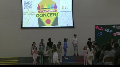 Thumbnail for 3rd and 4th Grade Choir Concert