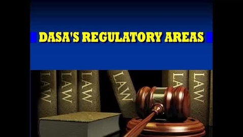 Thumbnail for entry DASA Regulatory Areas