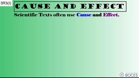 Thumbnail for 3R3: Cause And Effect