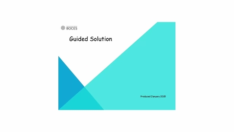 Thumbnail for Topic D: Solution 1