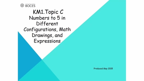 Thumbnail for Topic C Tutorial: Numbers To 5 In Differennt Configurations, Math Drawings And Expressions
