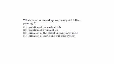 Thumbnail for Earth Science: August 2013 - Question 2