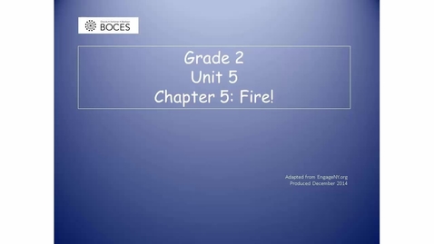 Thumbnail for Chapter 5 Skills Read Aloud: Fire!