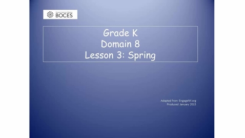 Thumbnail for Lesson 3 Read Aloud: Spring