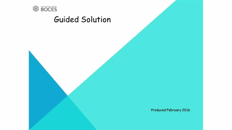 Thumbnail for Topic C Solution 2
