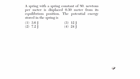 Thumbnail for Physics: January 2007 - Question 12