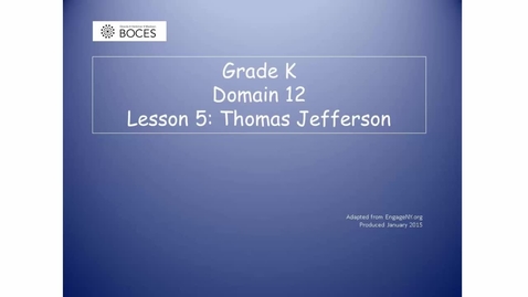 Thumbnail for Lesson 5 Read Aloud: Thomas Jefferson