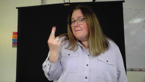 Thumbnail for ASL 1 Family Exam 2023 Question 14