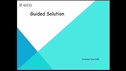 Thumbnail for Topic C: Solution 2