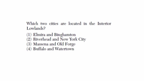 Thumbnail for Earth Science: August 2013 - Question 20
