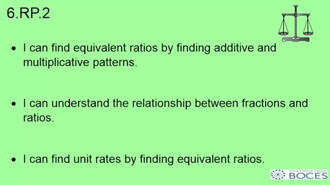 Thumbnail for Ny-6.Rp.2 Finding Equivalent Ratios