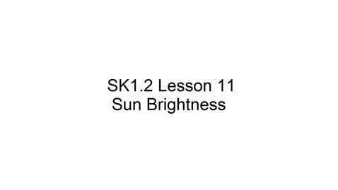Thumbnail for SK1.2 L11 Sun Brightness