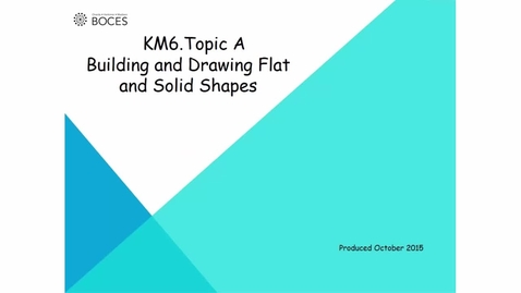 Thumbnail for Topic A Tutorial Building And Drawing Flat And Solid Shapes
