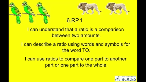 Thumbnail for 6.RP.1: Ratios