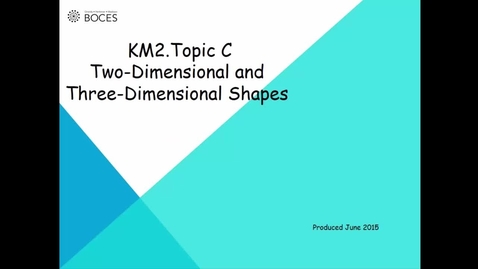 Thumbnail for Topic C Tutorial: Two-Dimensional And Three-Dimensional Shapes